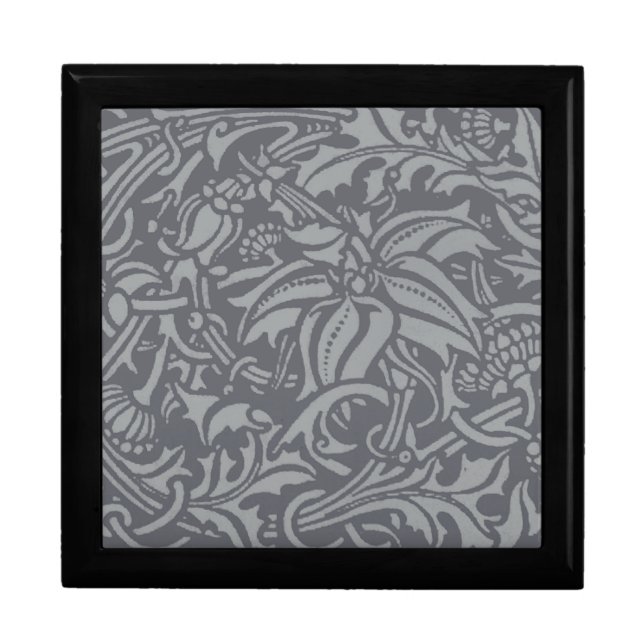 Scottish Thistle Knot William Morris Style Gift Box (Front)