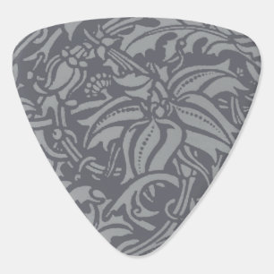 Scottish Thistle Knot William Morris Style Guitar Pick