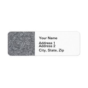 Scottish Thistle Knot William Morris Style Label