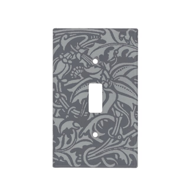 Scottish Thistle Knot William Morris Style Light Switch Cover (Front)