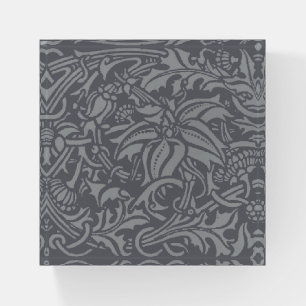 Scottish Thistle Knot William Morris Style Paperweight