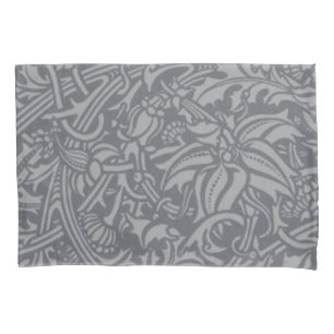 Scottish Thistle Knot William Morris Style Pillow Case