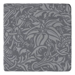 Scottish Thistle Knot William Morris Style Trivet