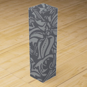 Scottish Thistle Knot William Morris Style Wine Box