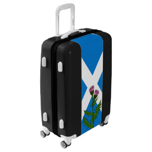 Scottish thistle luggage