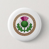Scottish Thistle Symbol Badge