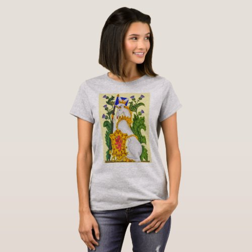 Scottish Unicorn Art T_Shirt