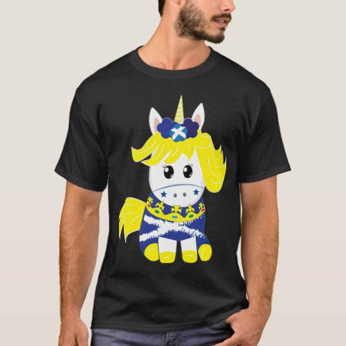 Scottish unicorn  unicorns are dabbing  T_Shirt