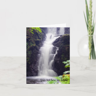 Scottish Waterfall Greeting card