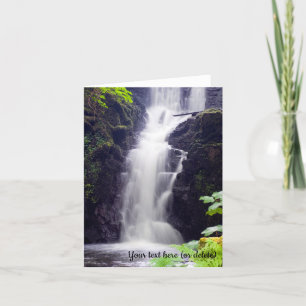 Scottish Waterfall Greeting card