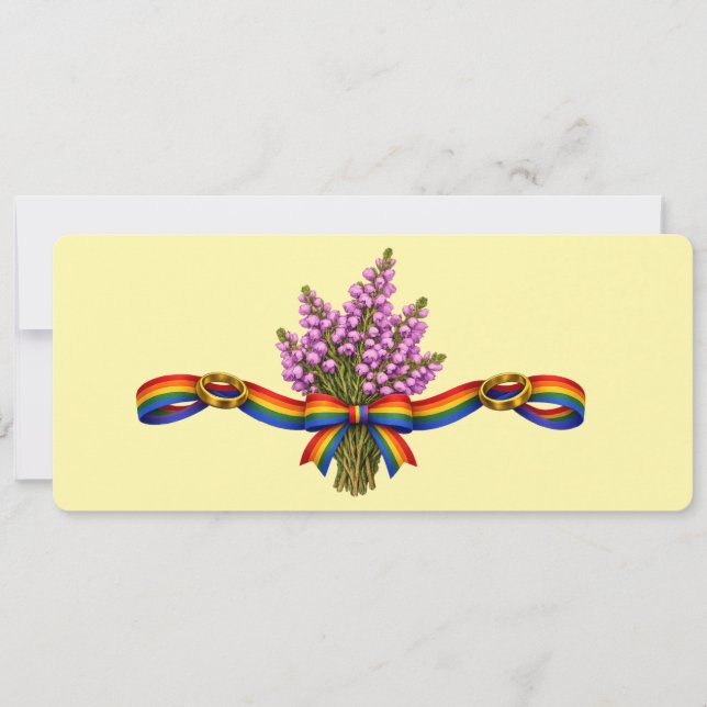 Scottish Wedding LGBTQIA+ pride celebration day  Save The Date (Front)