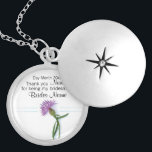 Scottish Wedding Souvenirs, Gifts, Giveaways Locket Necklace<br><div class="desc">Click our store to see all our designs for all the matching printed material for Celtic and Scottish weddings, traditions and ideas, including engagement party, save the day and wedding invitations, table cards, candles, guest books and banners etc and also favor boxes, keychains, magnets, cards, chocs, charms, necklaces, and watches...</div>