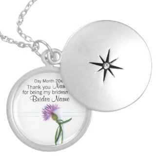 Scottish Wedding Souvenirs, Gifts, Giveaways Locket Necklace