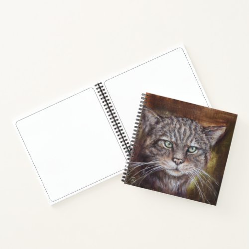 Scottish Wildcat cat wildcat highland tiger Notebook