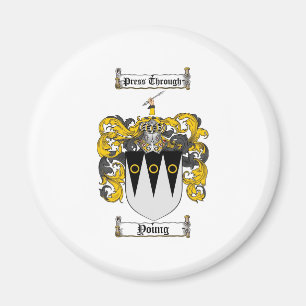 Scottish Young Coat of Arms Stein - Family Crest Magnet