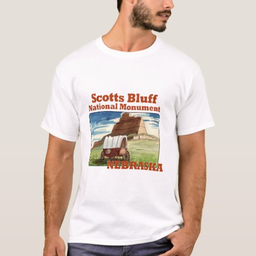 Scotts Bluff National Monument Nebraska T_Shirt