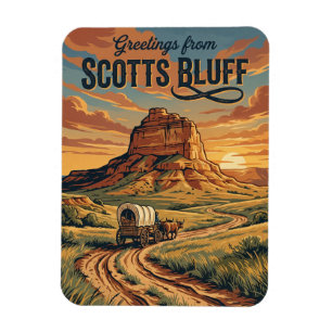Scotts Bluff National Monument USA Magnet