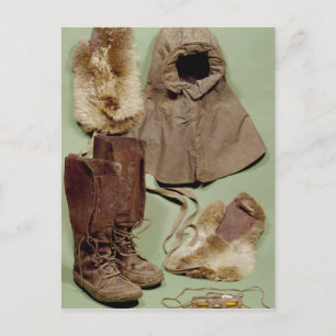 Scott's clothing used on the Antarctic Postcard