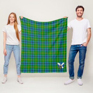 Scotts Johnston Tartan Plaid Fleece Blanket