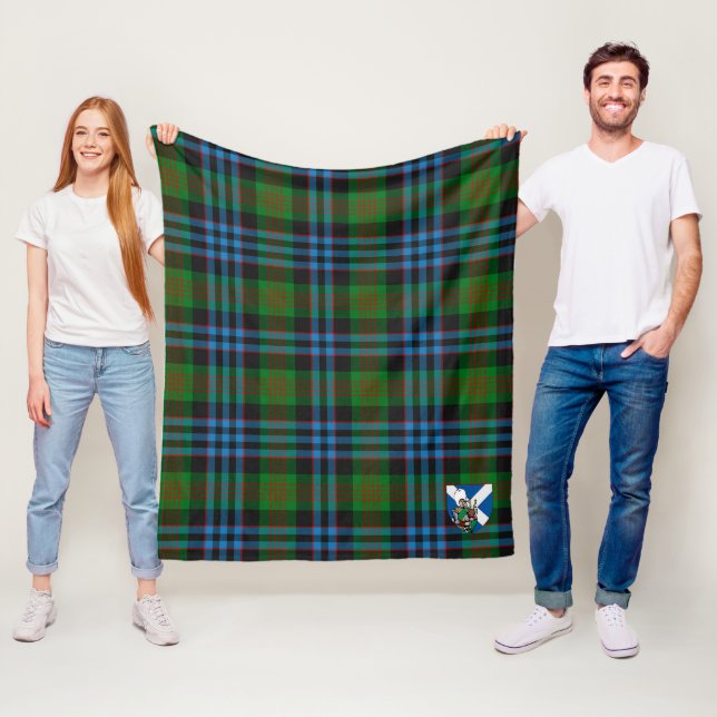 Scotts Newlands Tartan Plaid Fleece Blanket (In Situ)