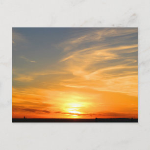 Scottsbluff Nebraska Farming Harvest Fall Sunset Postcard