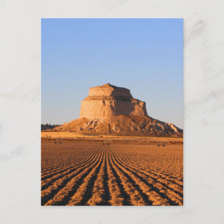 Scottsbluff Nebraska Farming Harvest Fall Sunset Postcard