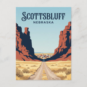 Scottsbluff USA Postcard