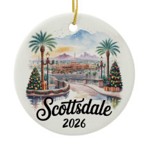 Scottsdale Arizona 2026 Christmas Ornament Gift