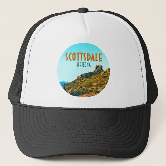 Casquette Trucker Vintage Années 80 Villa Ocotillo Scottsdale Arizona - Mesh - Neuve Sans étiquette
