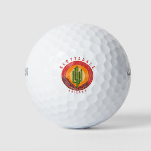 Scottsdale Arizona Cactus Mountains Golf Balls