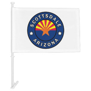 Scottsdale Arizona Car Flag