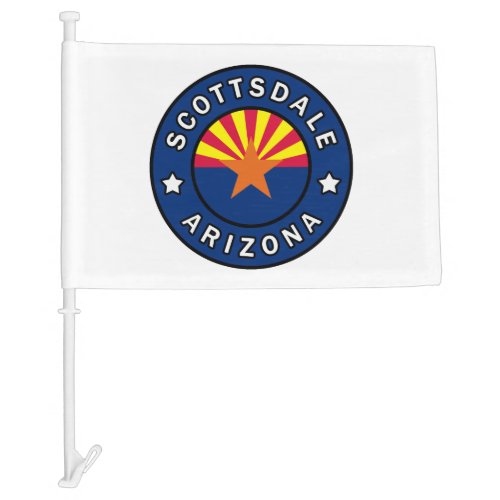 Scottsdale Arizona Car Flag