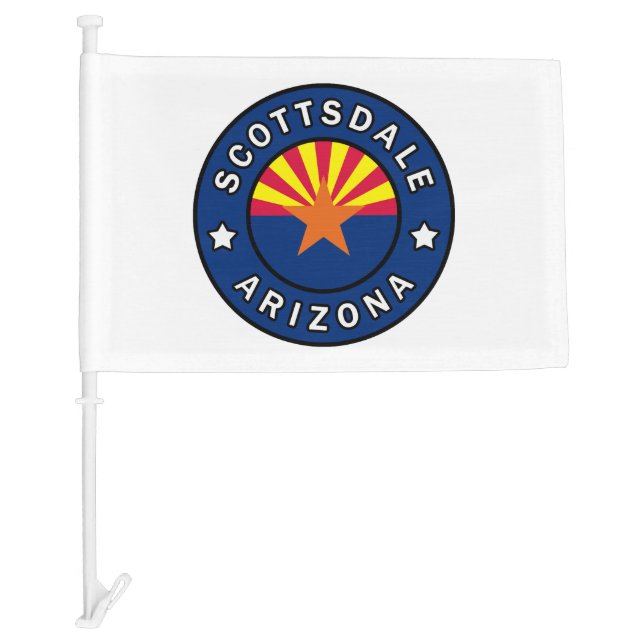 Scottsdale Arizona Car Flag (Front)