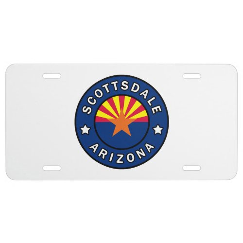 Scottsdale Arizona License Plate
