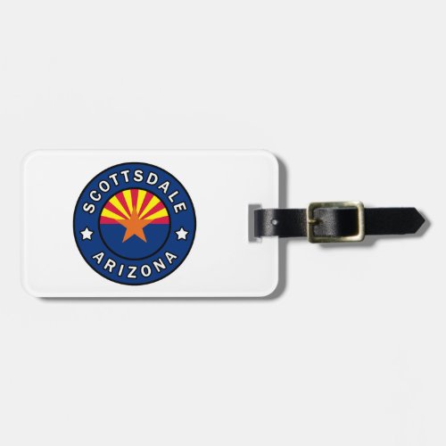 Scottsdale Arizona Luggage Tag