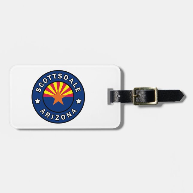 Scottsdale Arizona Luggage Tag (Front Horizontal)