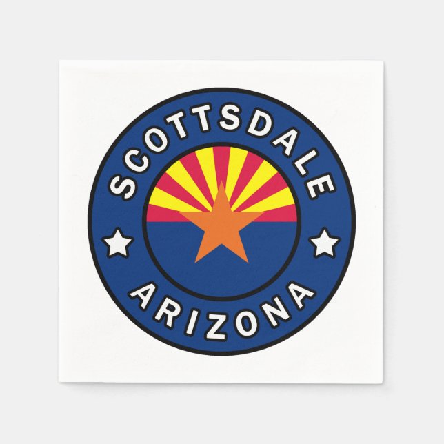 Scottsdale Arizona Napkins (Front)