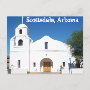 Scottsdale Arizona Old Mission Postcard West US