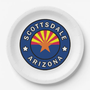 Scottsdale Arizona Paper Plates