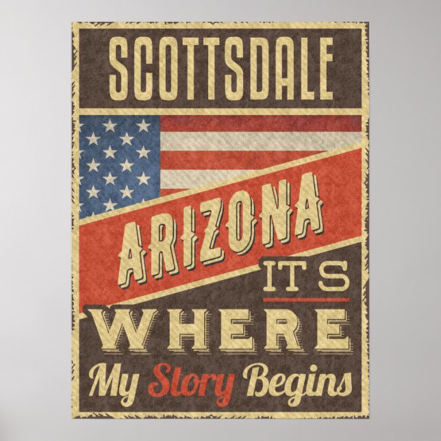Scottsdale Arizona Poster (Front)