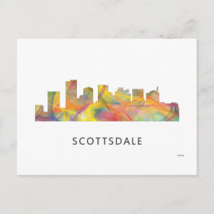 SCOTTSDALE, ARIZONA SKYLINE WB1 - POSTCARD