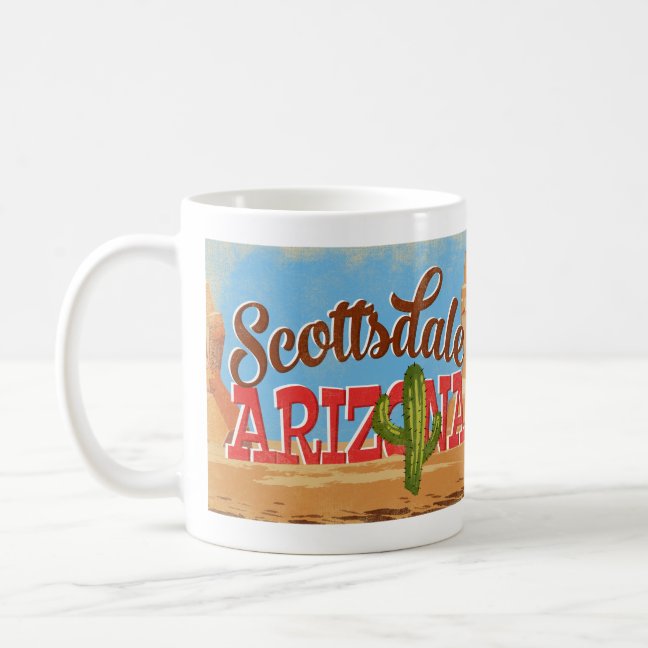 arizona scenery coffee tumbler