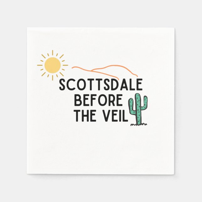 Scottsdale Before The Veil Napkins (Front)