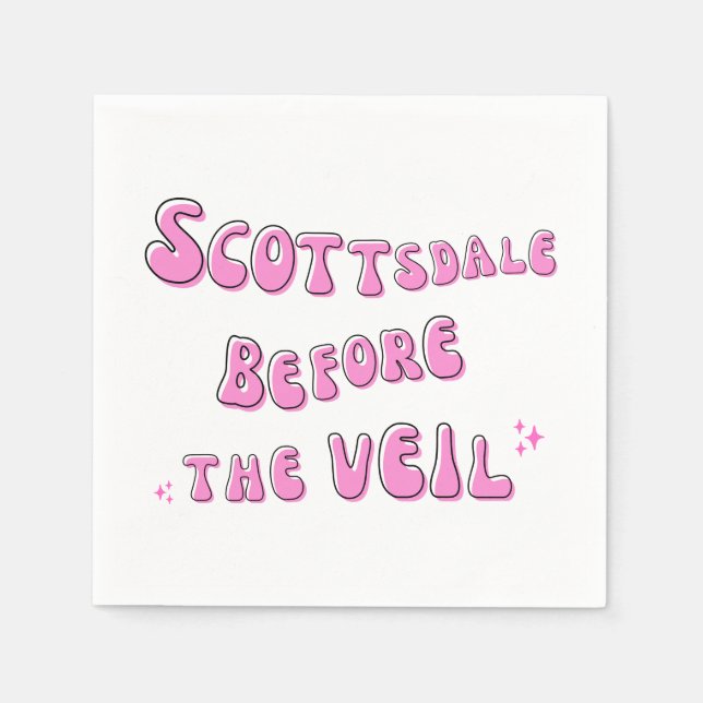 Scottsdale before the veil napkins (Front)
