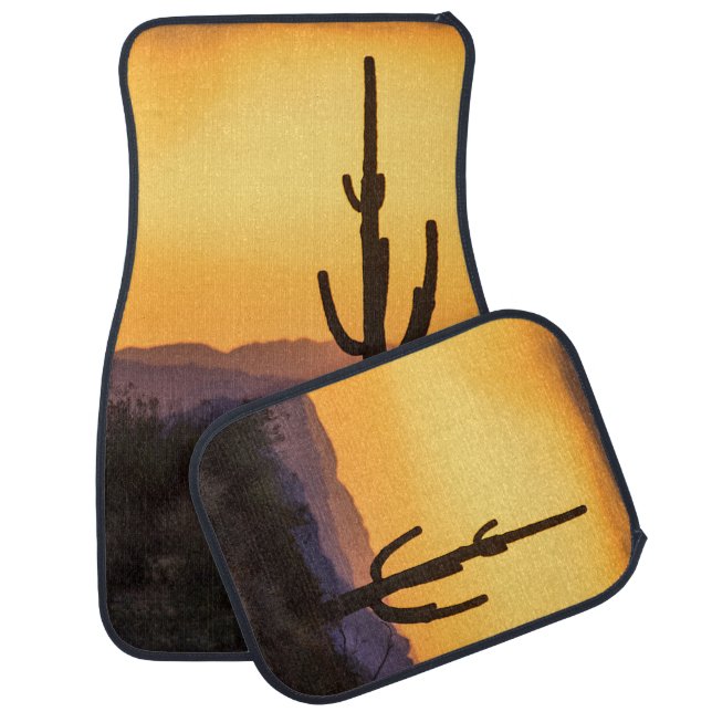 Scottsdale sunset before the storm car mat (Set)