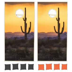 Scottsdale Sunset Before the Storm Cornhole Set