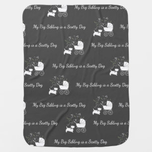 Scotty Dog Baby Shower Baby Blanket