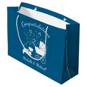 Scotty Dog Baby Shower Scottish Terrier Large Gift Bag