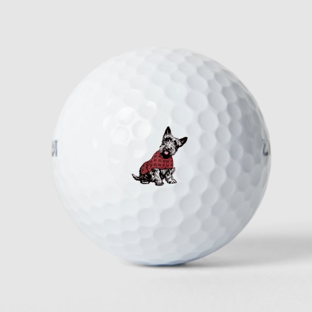 Scotty Dog Golf Balls (Front)