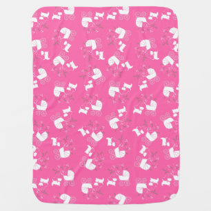 Scotty Dog Scottish Terrier Baby Blanket